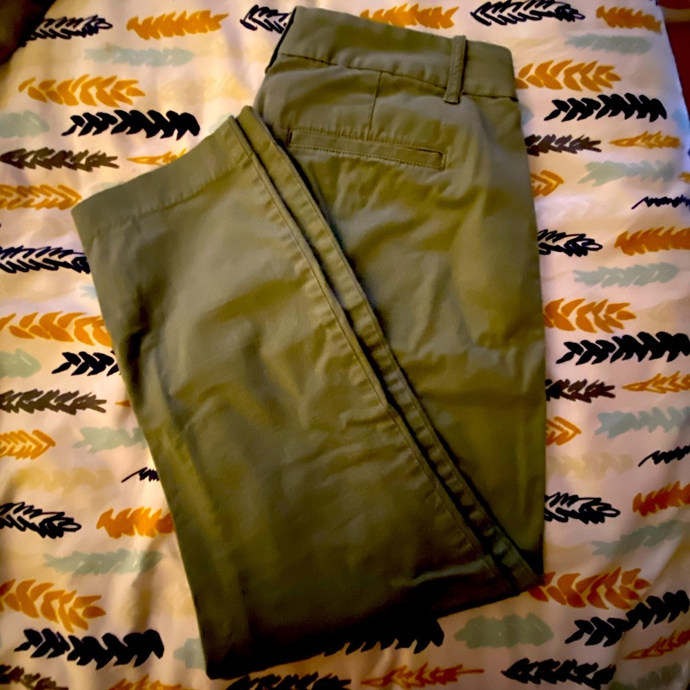 Green JCrew Chinos -4P
